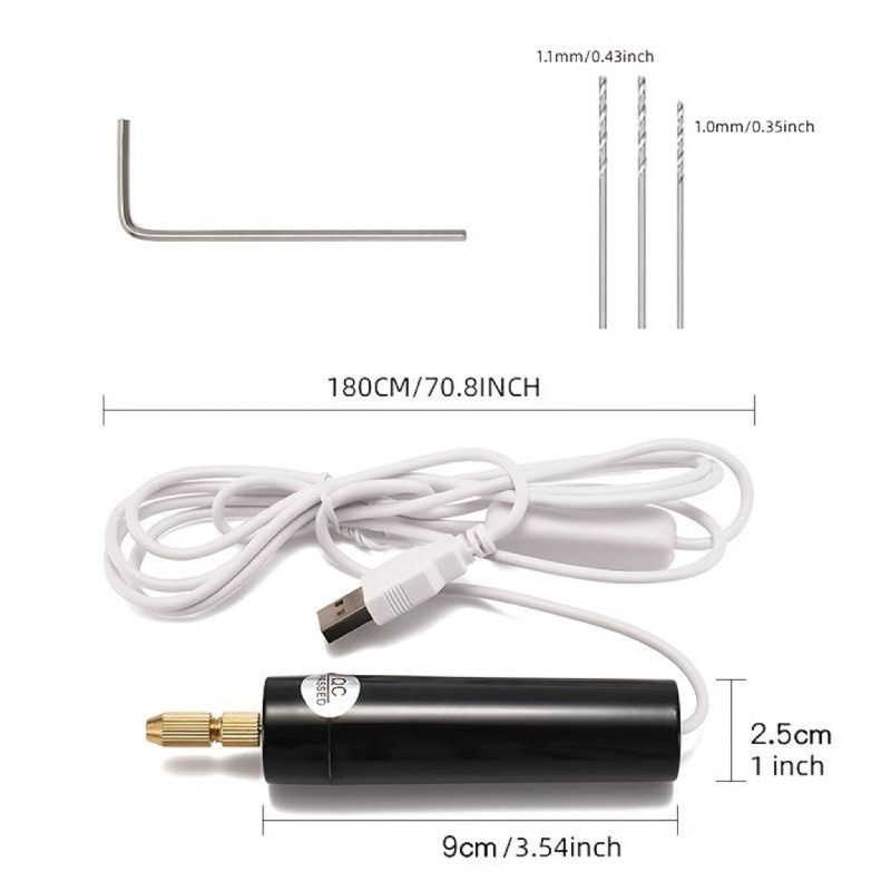 Portable Handheld Micro Usb Drill 5v